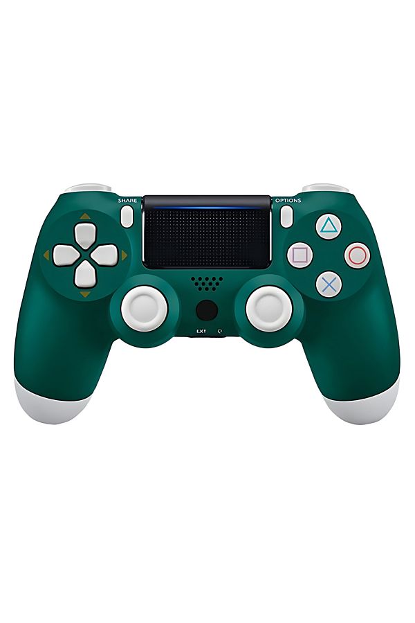 Teno-Controller Wireless DoubleShock Teno®, compatibil cu PS4, joystick-uri analog, alb/verde 1