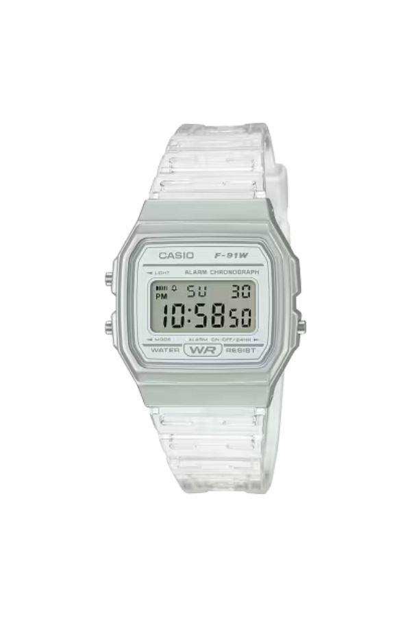 Casio-CASIO Men's Digital White Dial Watch - F-91WS-7DF 1