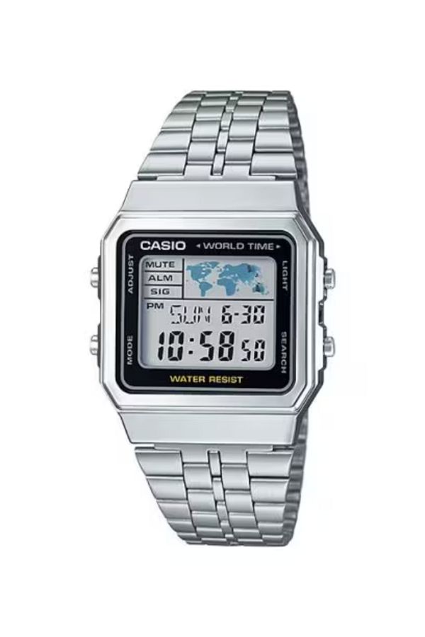 Casio-CASIO Men's Digital Black Dial Watch - A500WA-1DF 1