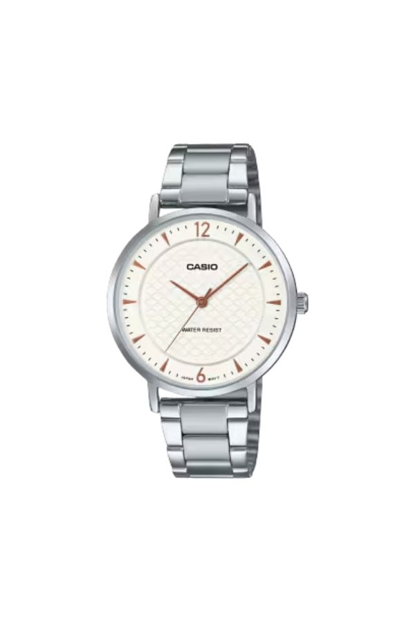 Casio-CASIO Women's Analog White Dial Watch - LTP-VT04D-7A 1