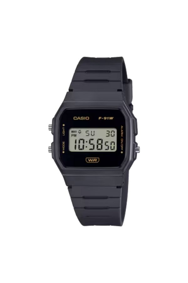 Casio-CASIO Unisex's Digital Black Dial Watch - F-91WB-8ADF 1