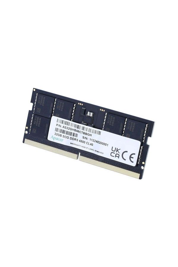Apacer-16 جيجابايت 1x16 جيجابايت 5600 ميجا هرتز Sodımm Cl46 Ddr5 ذاكرة الوصول العشوائي للكمبيوتر المحمول (Fs.16g2c.pkh) 1