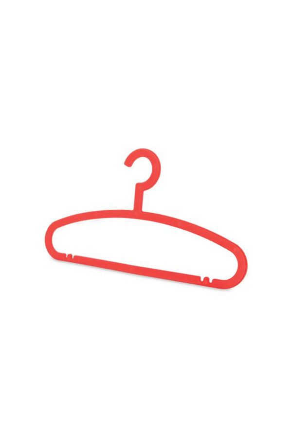 Generic-Yikai 10-Piece High Quality Plastic Cloth Hanger Assorted Color PHP633510-PDQ 1