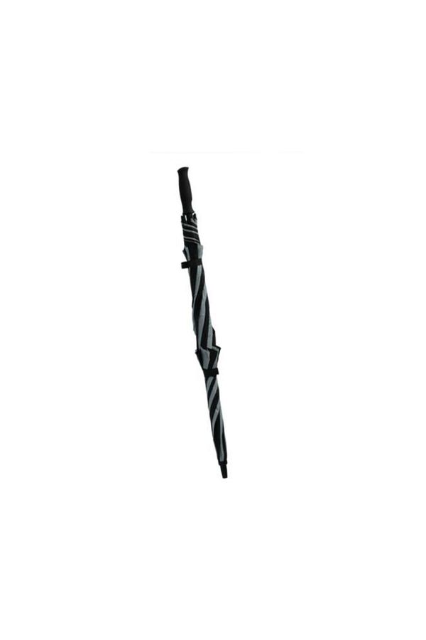 Generic-RainTech Durable Windproof Double Canopy Umbrella with Push Button Opening Black and White 60inch 1