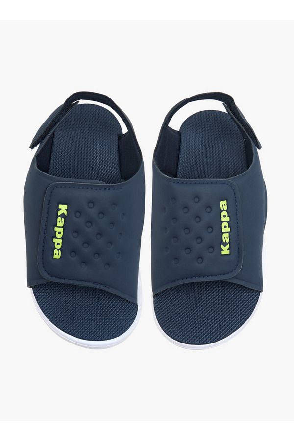 Kappa-Boys' Logo Detail Sandals with Hook and Loop Closure 1