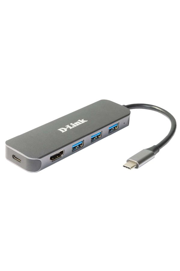 D-Link-DUB-2333 5-in-1 USB-C Hub with HDMI and power delivery, 1* USB-C connector, 1* HDMI Port 1
