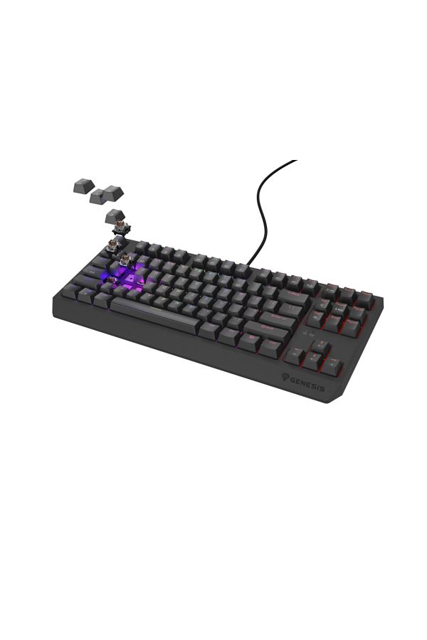 Genesis-Thor 230 TKL wired mechanical gaming keyboard, RGB lighting, Linear switch, mode switch 1