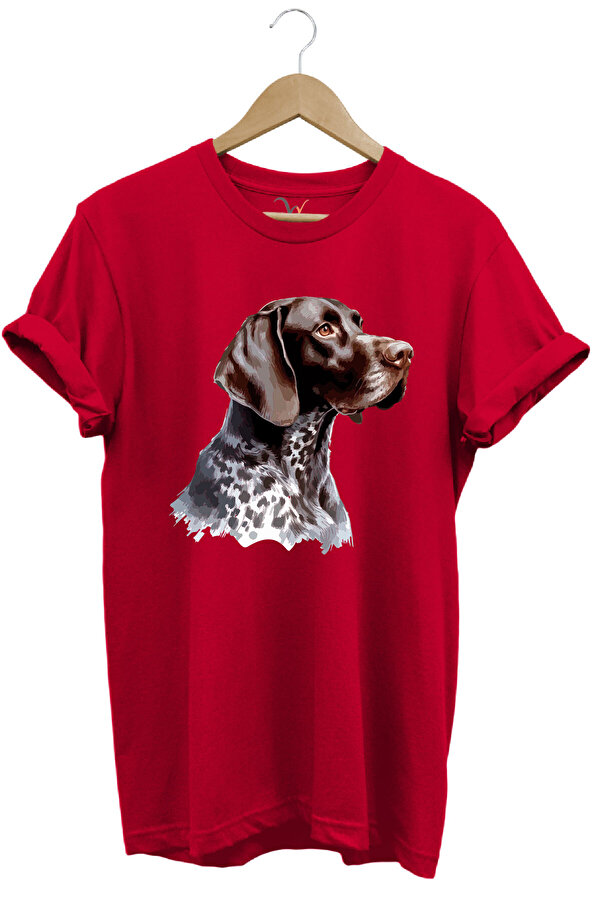 WİDİ Hunting Kurzhaar Hunting Dog Design Printed 100% Cotton