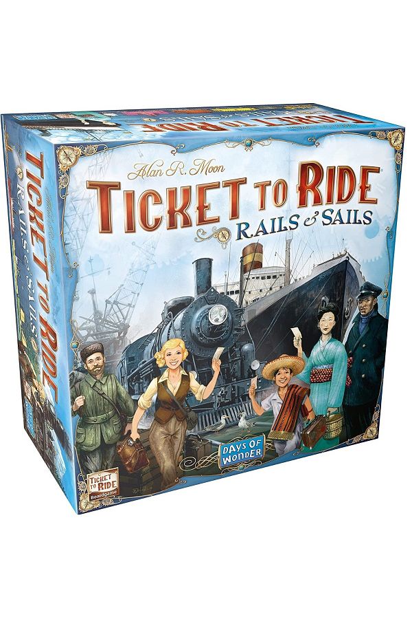 Ticket to ride-Ticket to Ride Rails & Sails board game, English language 1