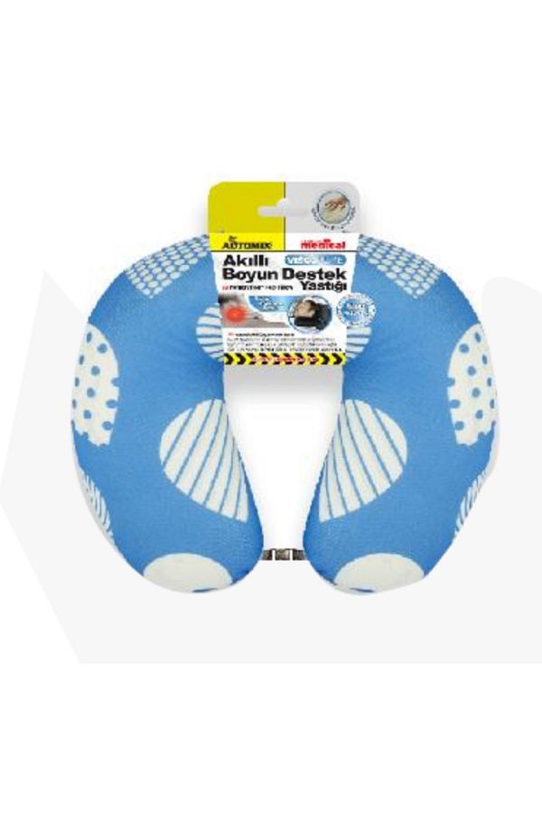 Automix-Smart Neck Support Pillow 100% Visco Lock Mechanism Suitable for Home and Vehicle Use 1