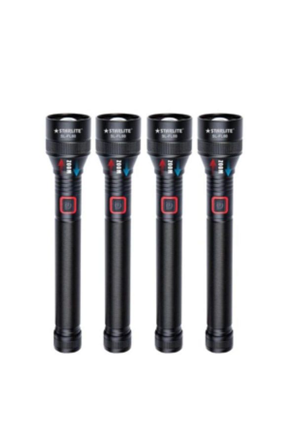 Generic-STARLITE 4-in-1 SL-FL100 Rechargeable Flashlight Combo – 30W Laser LED, 2000 Lumens 1