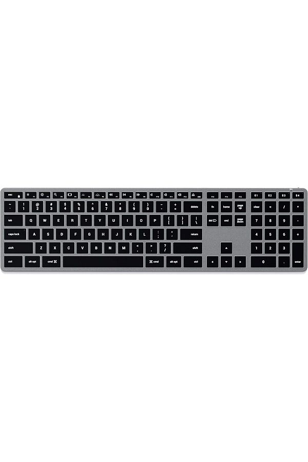 Satechi-Slim X3 Bluetooth Backlit Keyboard With Numeric Keypad – Illuminated Keys & Multi-Device S 1