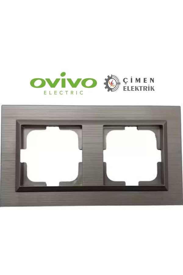 AC BOX-Copper dual frame quantum - compatible frame for socket and switch 1