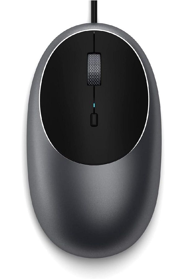 Satechi-Aluminum C1 USB-C Wired Mouse – Optical Computer Mouse – For M2/M1 MacBook Pro/Air, M2/M 1