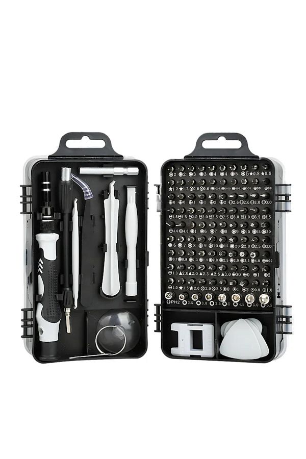 Generic-Professional Precision Screwdriver Set, 115 pcs in 1 - Magnetic Repair Kit with 98 Bits 1