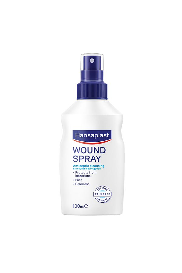 Hansaplast-Wound Spray Antiseptic Wound Cleansing 100 ml Gentle & Effective Wound Cleansing 1