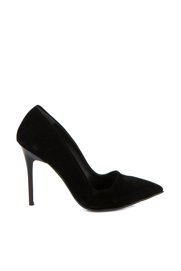 Fox Shoes-Чорні жіночі туфлі на підборах 8922151902 1