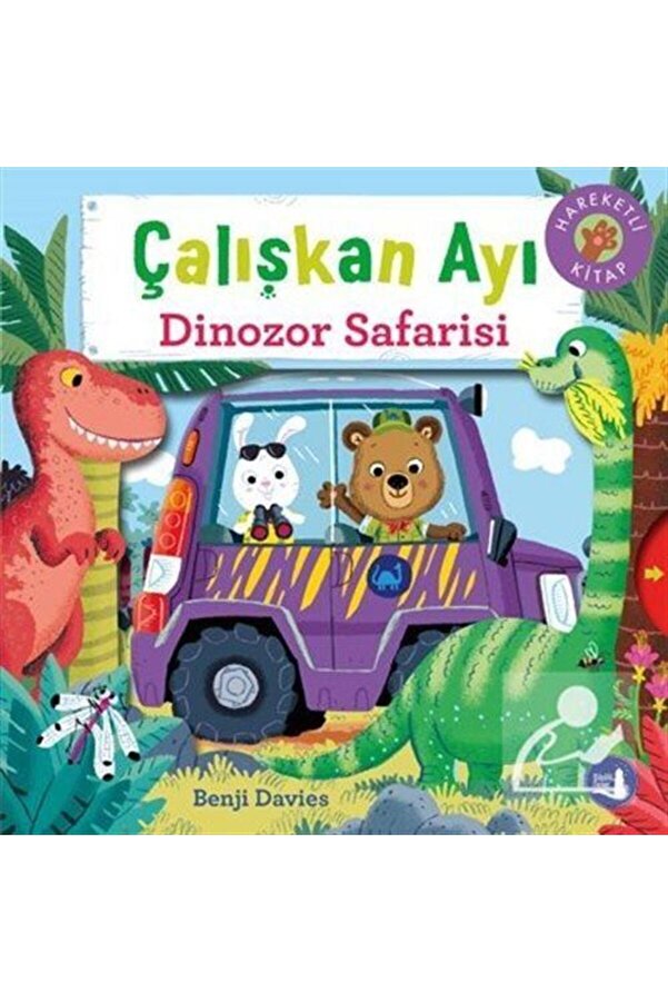 Büyülü Fener Çalışkan Ayı Dinozor Safarisi (HAREKETLİ KİTAP)