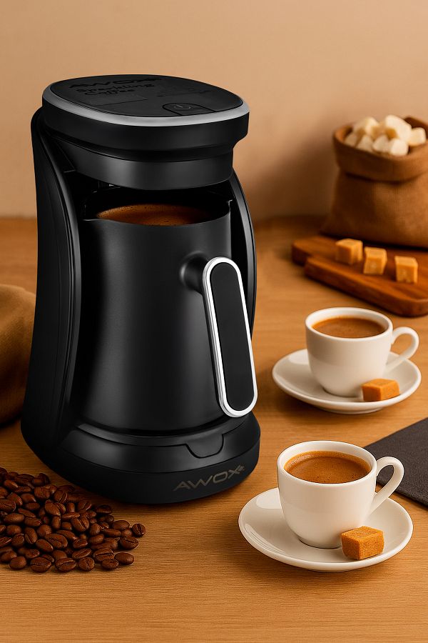 AWOX-Sparkling Coffee Machine Chrome 1