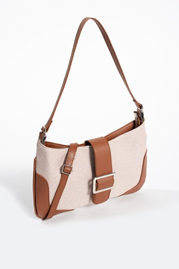 NBİBAGS-retro high-end stitched beget hand and shoulder bag 1