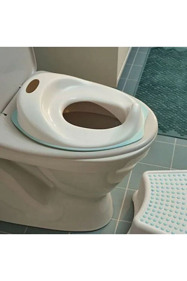 IKEA Çocuklar Için Tuvalet Eğitim Seti TOSSIG Klozet Adaptörü ve FÖRSIKTIG Kaydırmaz Çocuk Basamağı