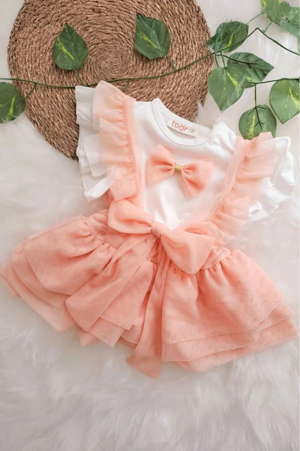 aysskids Mary Kız Bebek Tül Salopet Takım