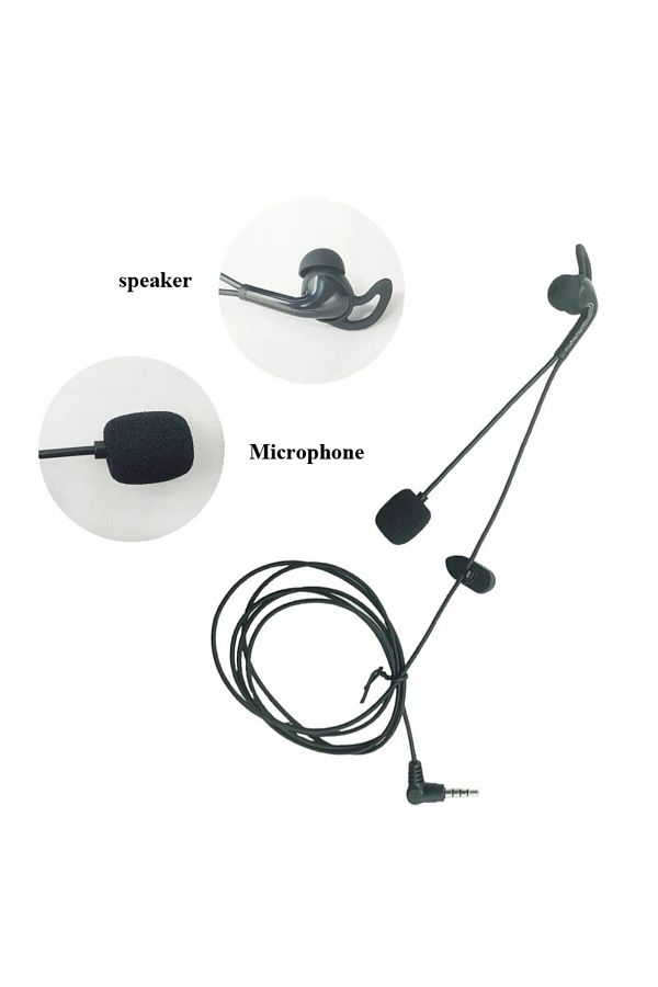 Choice-Left Earphone 3.5mm Plug In Earphone Headphones Suitable For Ejeas Fbim V6 V6c V4 V4c Interphone Ref 1
