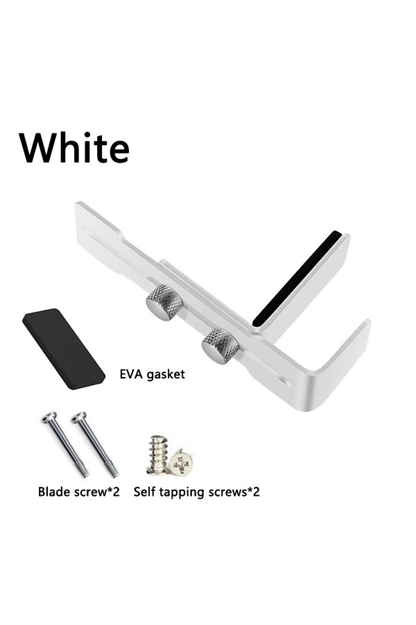 Choice-L White Computer Graphics Card Holder Chassis Fan Support Fixed Metal Bracket 6-96mm Adjustable Gpu 1