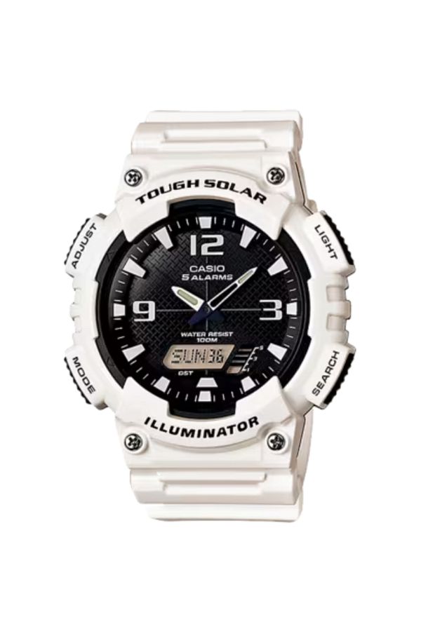 Casio-ساعة كاسيو للرجال، تناظرية/رقمية، بمينا أسود - AQ-S810WC-7A 1
