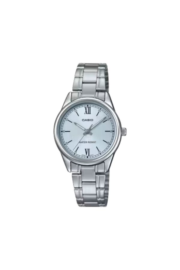 Casio-ساعة كاسيو النسائية التناظرية ذات الميناء الأزرق - LTP-V005D-2B3UDF 1