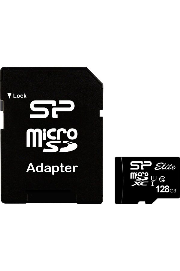 Silicon Power-Card de memorie Silicon Power MicroSDHX 128GB, Elite, UHS-I, adaptor SD 1