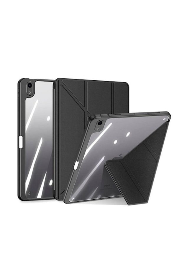 Gtech-Tablet Case G-Tech Magi Dux Ducis Folding Stand, Compatible with Apple iPad 10 2022, 10.9 inch,Clear 1