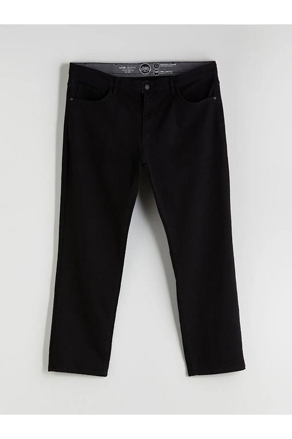 LC Waikiki-Ανδρικό τζιν LCW Μαύρο 779 Regular Fit 1