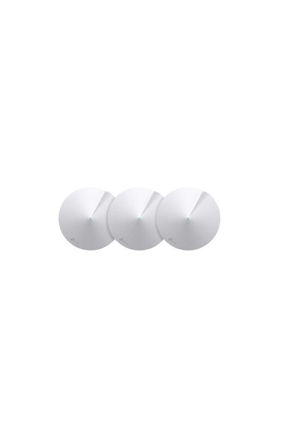 TP-LINK-AC1300 Whole Home Mesh Wi-Fi System, Deco M5 (3-Pack); Quad-coreCPU; 2 LAN/WAN Gigabit 1