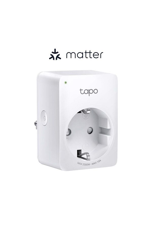 TP-LINK-TAPO P100M Mini Wi-Fi smart socket, compatible with Matter, WIFI Protocol: IEEE 802.11b/g 1