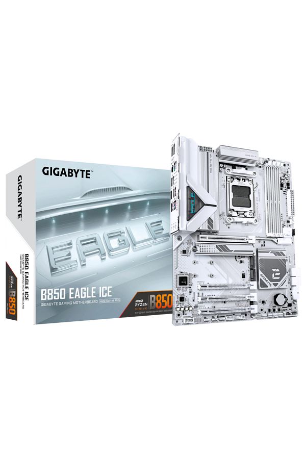 Gigabyte-Placa de Baza B850 EAGLE ICE AM5, 4x DDR5, 1x DP 1x HDMI, 1x PCIE 5.0 x16 1x PCIE 4.0 1