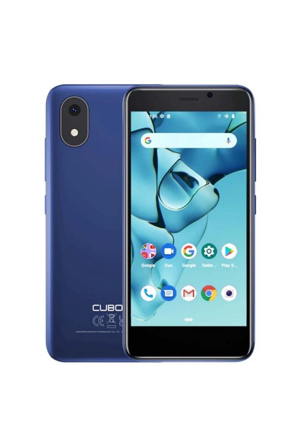 Cubot-Telefon mobil J10 albastru, 3G, 4.0", 1GB RAM, 32GB ROM, Android 11, Face ID, 2350mAh, Dual SIM 1