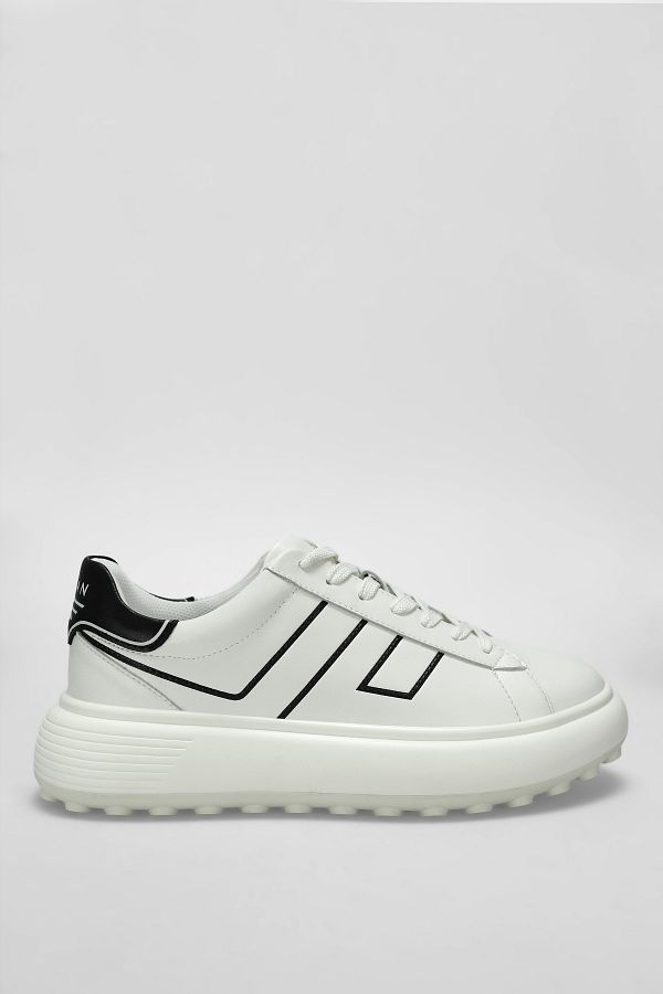 Lufian-111230269 Harold Smart Casual Pantofi pentru bărbați alb 1