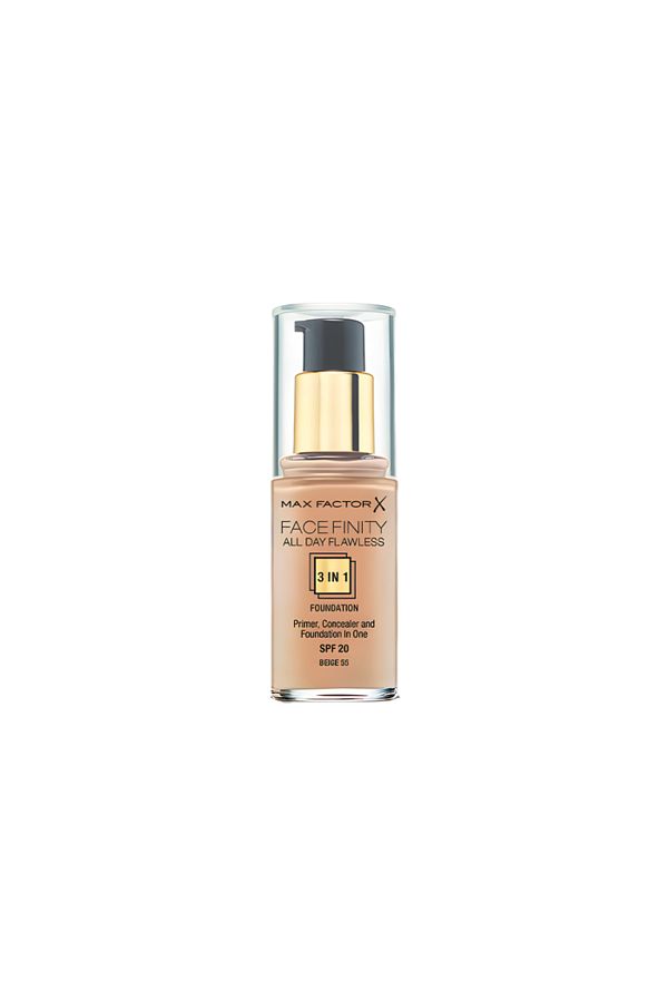 Max Factor-Max Factor FaceFinity All Day Flawless 3 In 1 Foundation SPF 20 Beige No. 055 - 30 ml 1