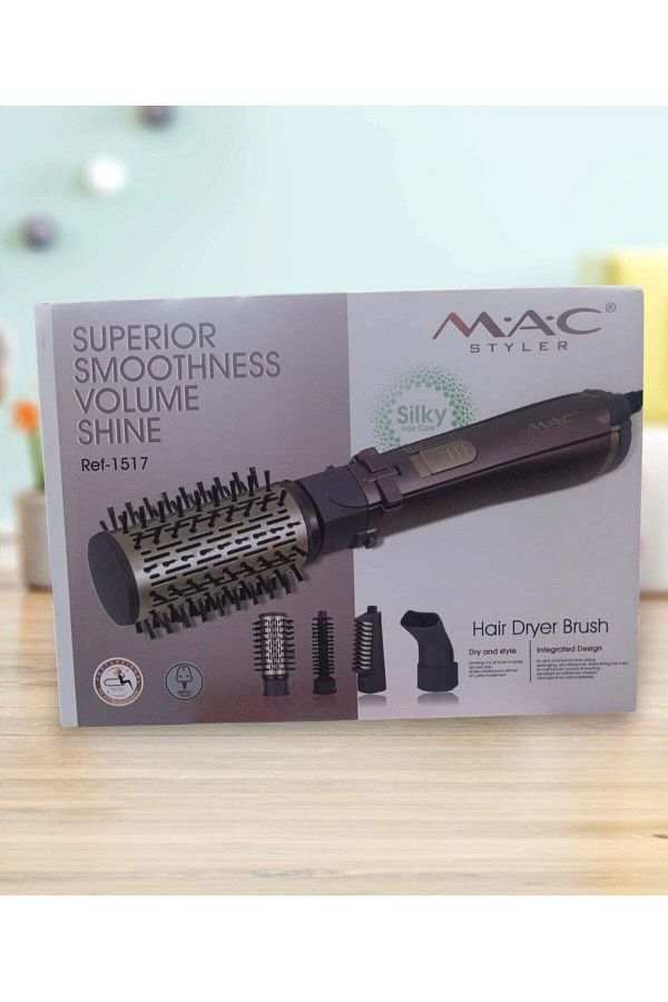 Mac Styler-4-in-1 Professional Hair Dryer And Styler Brush With Multiple Attachments Ref-1517 1