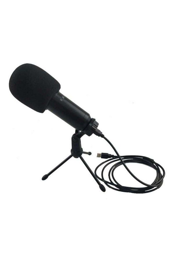 Generic-USB Microphone With Folding Tripod Stand V7574B Black 1