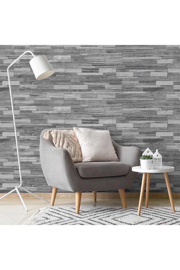 Modulo-Natimur Flex Grey self-adhesive 3D panel, natural stone, slate, 60x15 cm, 11 pcs, 0.99 sq m/box 1