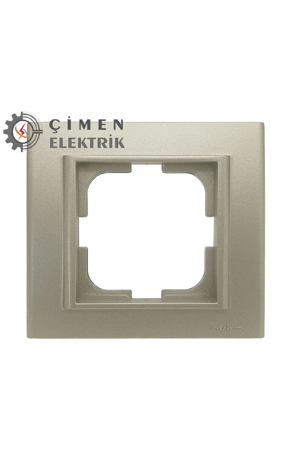 LiderGlobal-Anthracite single frame - compatible frame for socket and switch 1