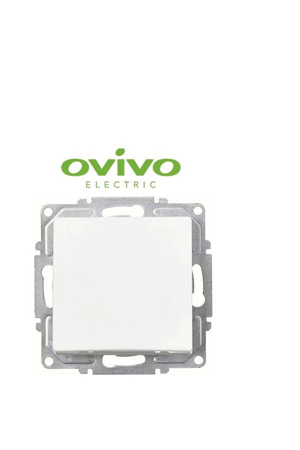 AC BOX-White single switch frameless grano - compatible frame for socket and switch 1