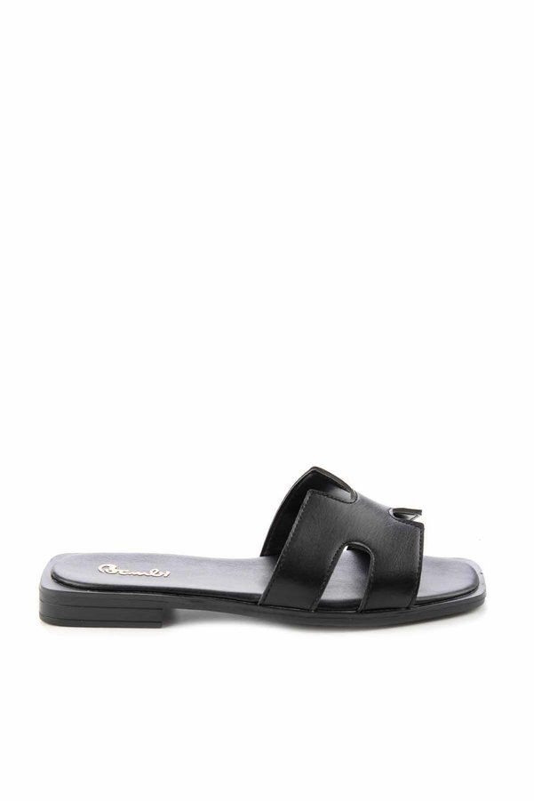 Bambi Women's Black Slippers K04647010909