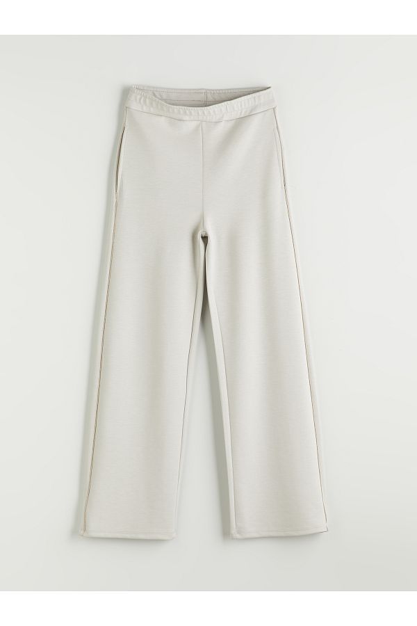 LC Waikiki-Damen-Jogginghose mit weitem Bein und elastischem Bund 1
