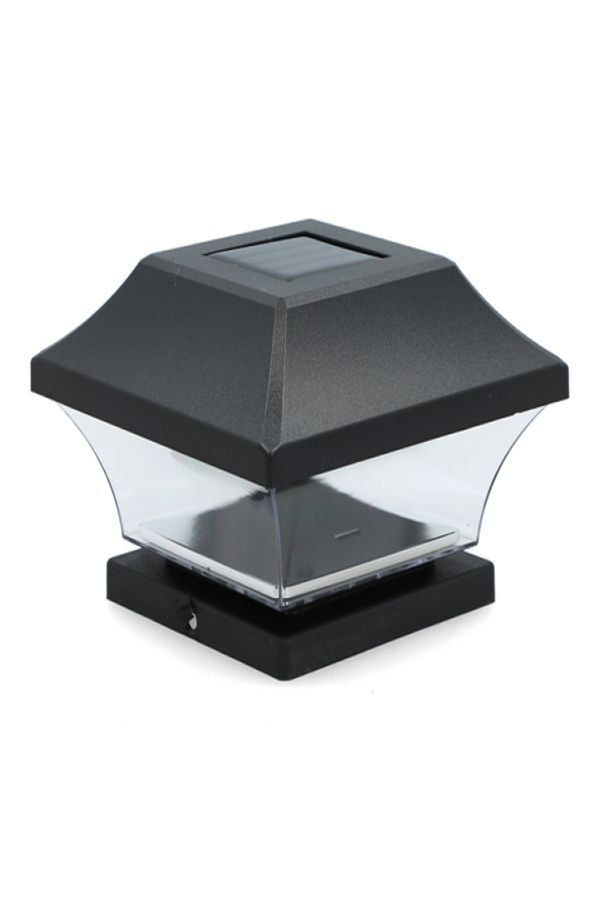 micasa-Plastic Weatherproof Durable Solar Powered Post Cap Light for Patio 1