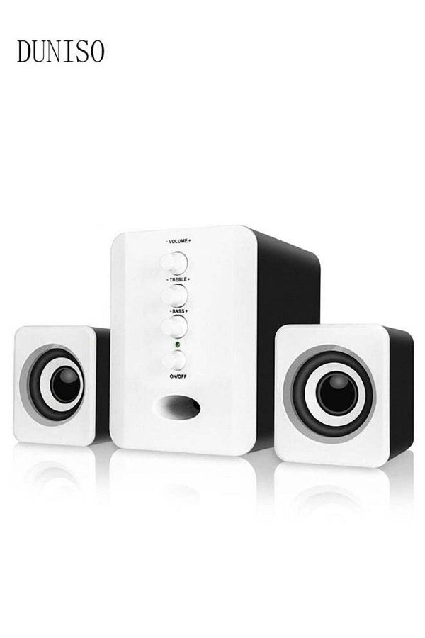 Generic-DUNISO 3-Pieces Set Of USB Computer Speakers with Bass Boost, For Laptop/Desktop Computer 1