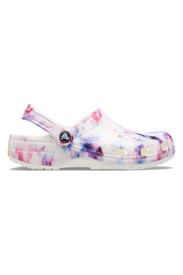 Crocs-Clogs Classic Tie-dye Graphic Clog - Garnet/multi 1