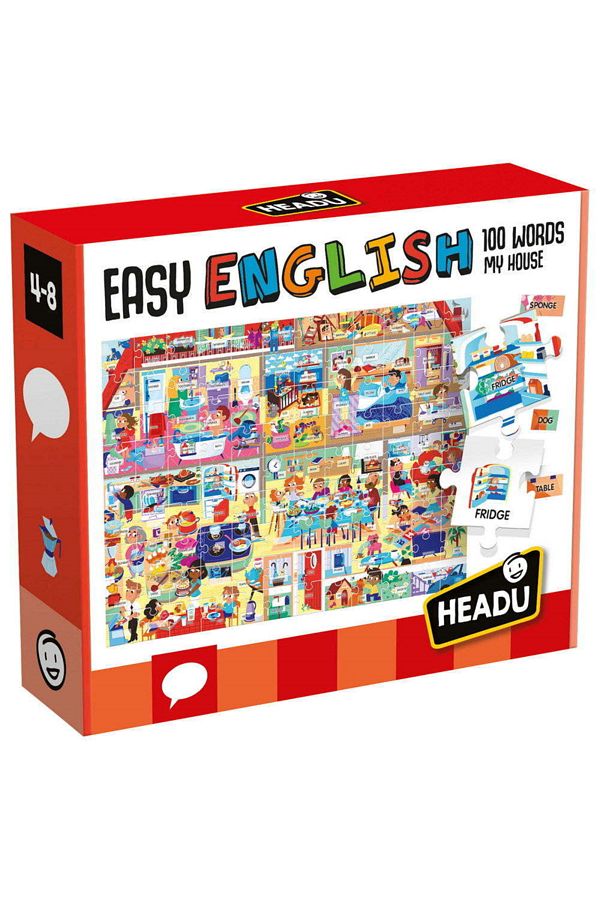 CARIOCA-Headu Easy Englısh 100 Words My House (4-8 YEARS) 1